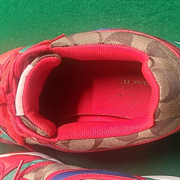 Coach Multicolored Sneakers Size 9 Medium - Picture 4 of 15